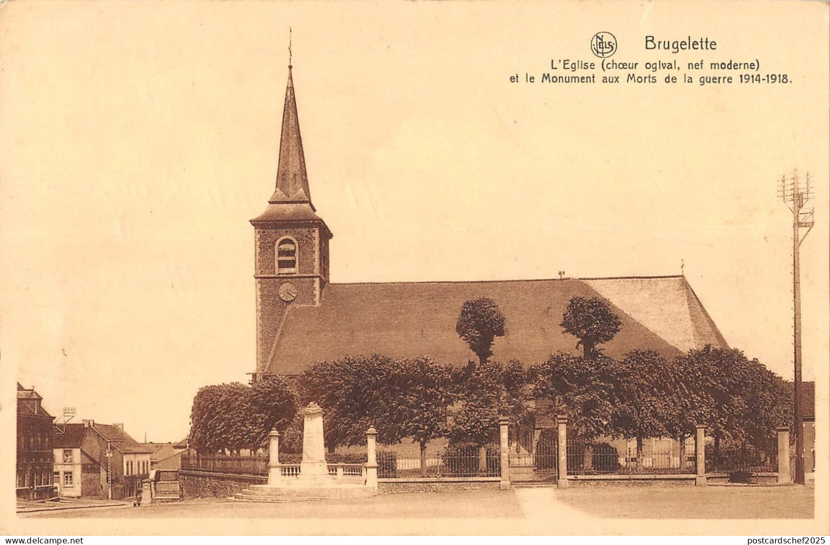 BR55610 Brugelette l eglise belgium