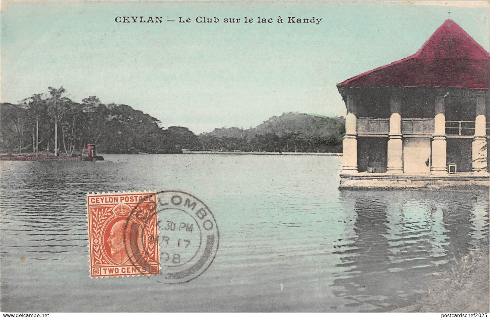 BR57126 Ceylon sri lanka sur le lac a kandy    Sri  Lanka