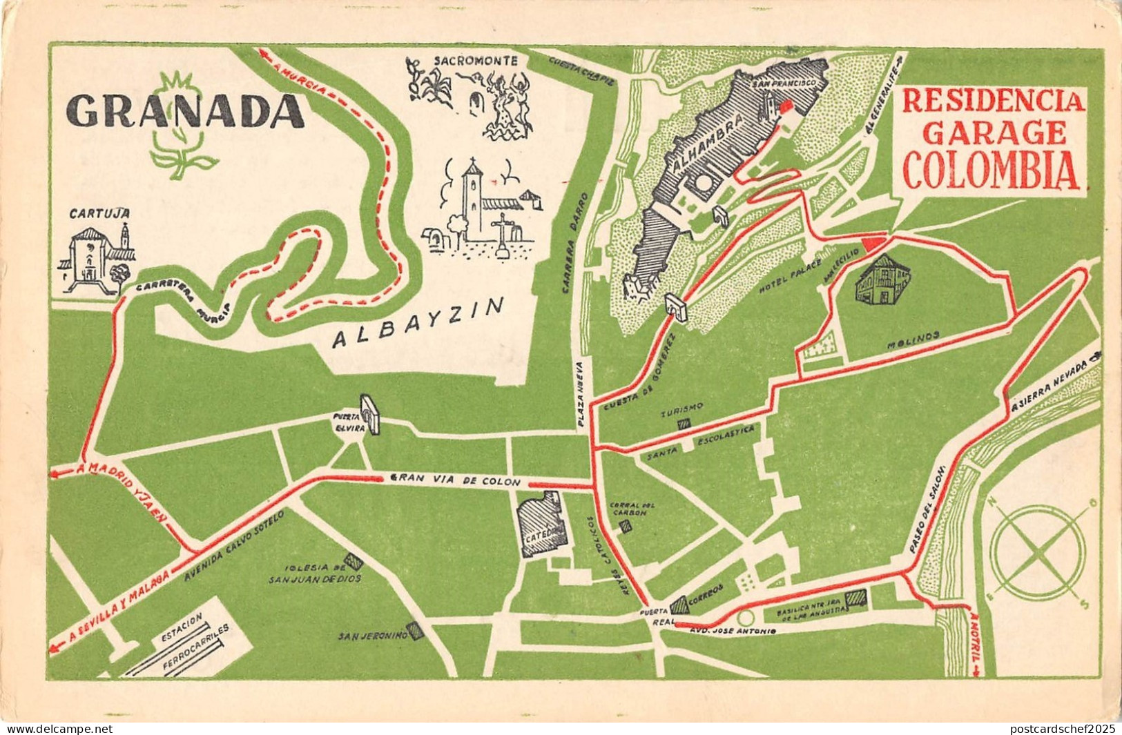 BR57308 Residencia Garage Colombia Granada map cartes   Colombia 1 2 3