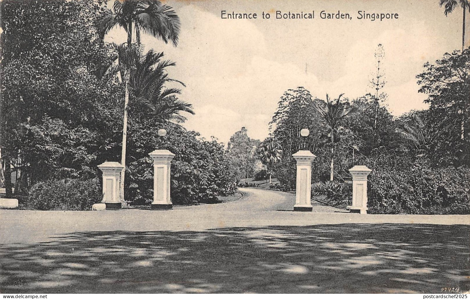 BR57827 Entrance to botanical garden Singapour    Singapore