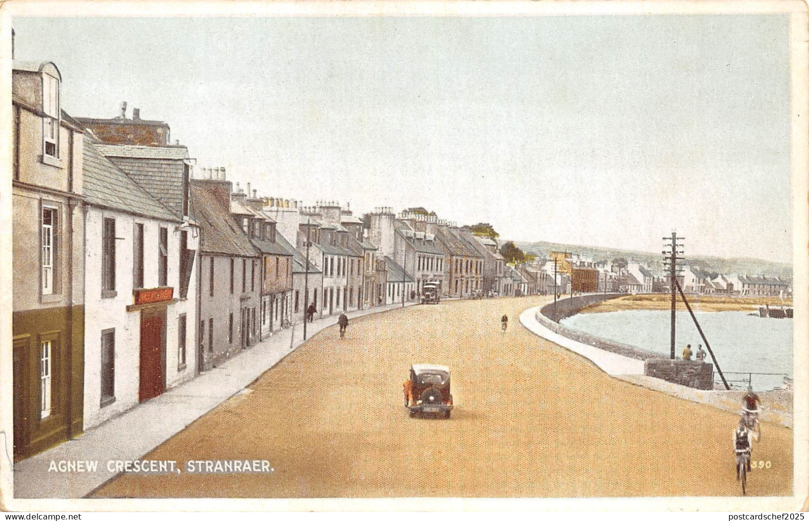 BR64203 agnew crescent stranraer car voiture    scotland