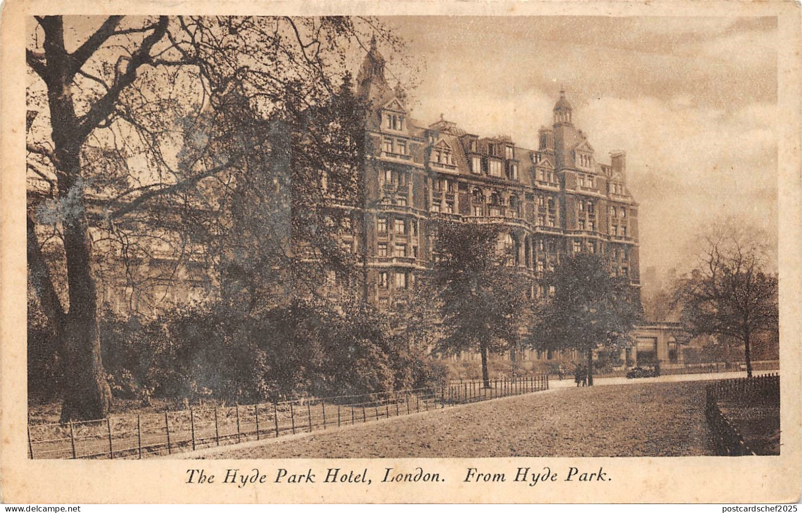 BR64343 the hyde park hotel london from hyde park  uk
