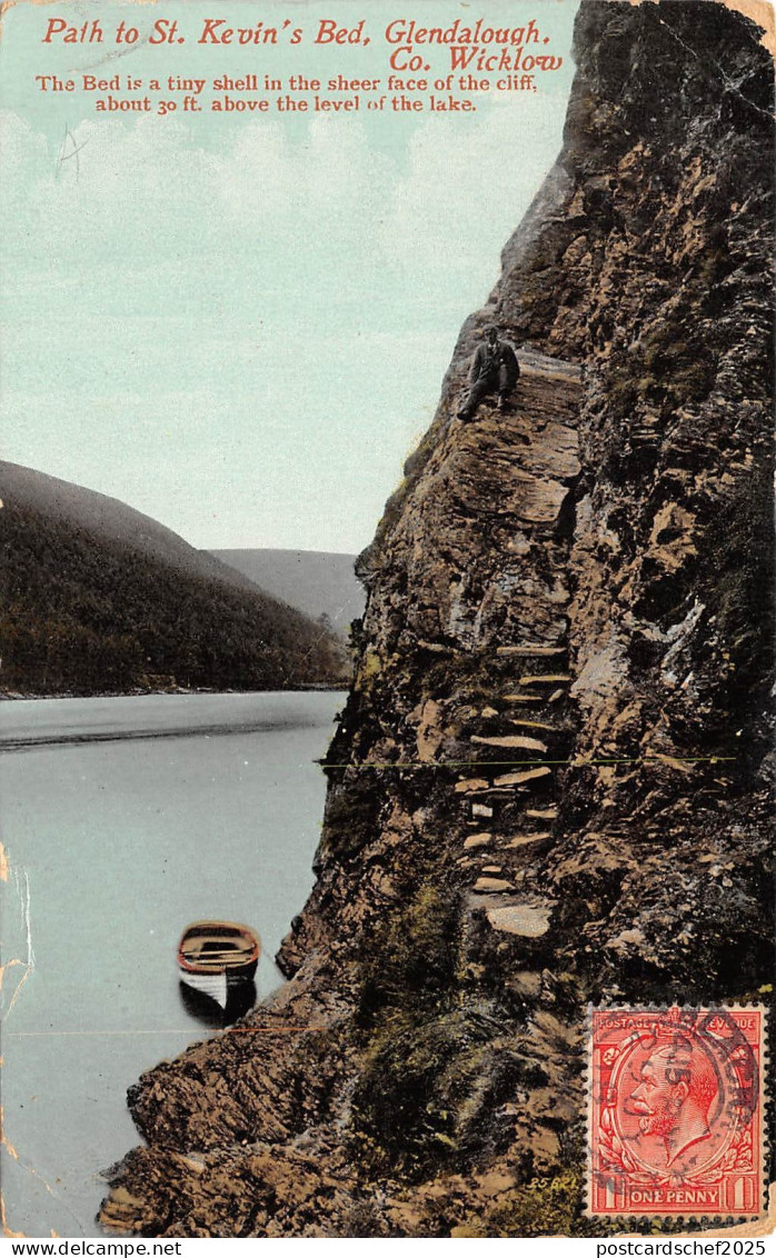 BR65734 path to st kevin s bed glendalough wicklow ireland