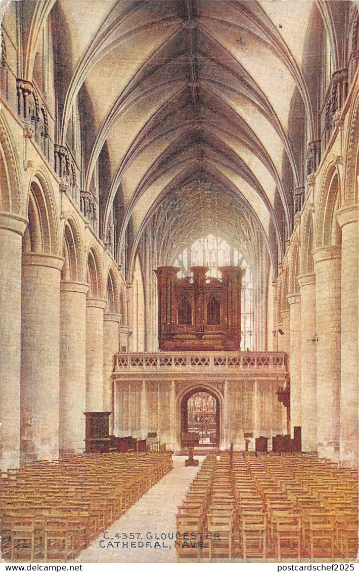 BR70642 gloucestershire cathedral nave  uk