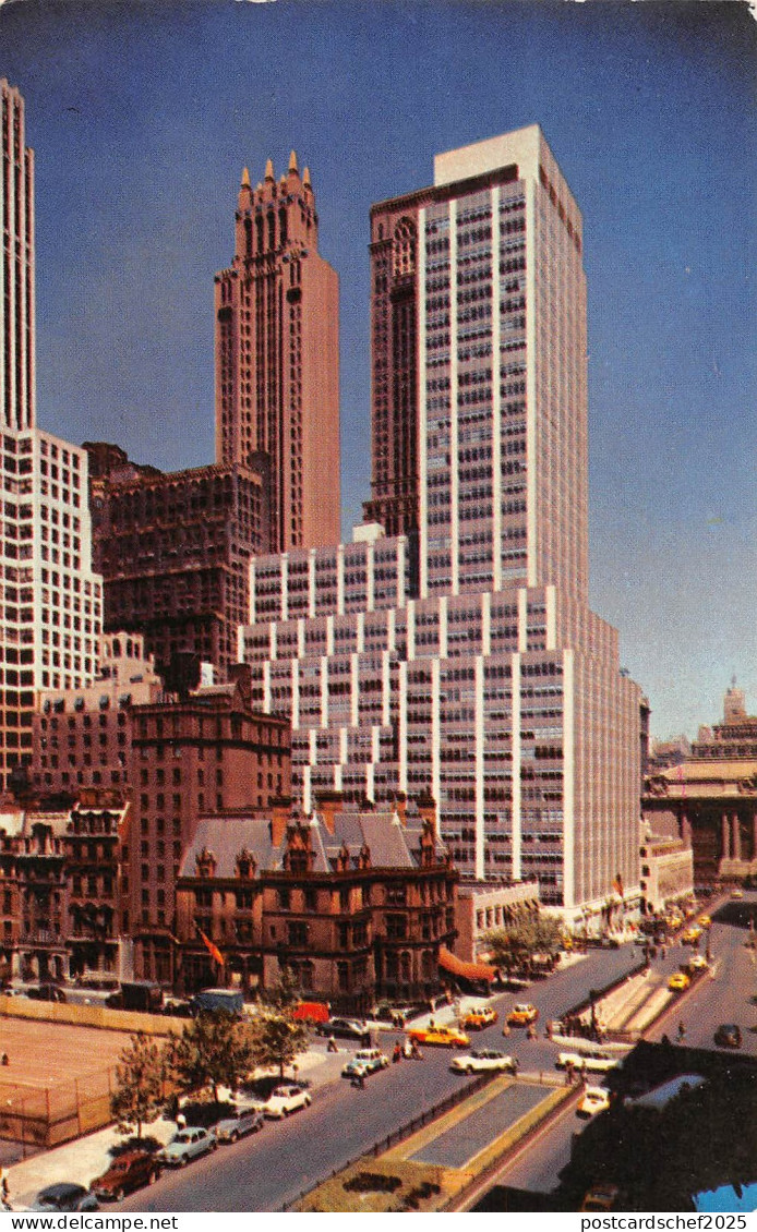 BR71033 park avenue grand central terminal new york car voiture   usa