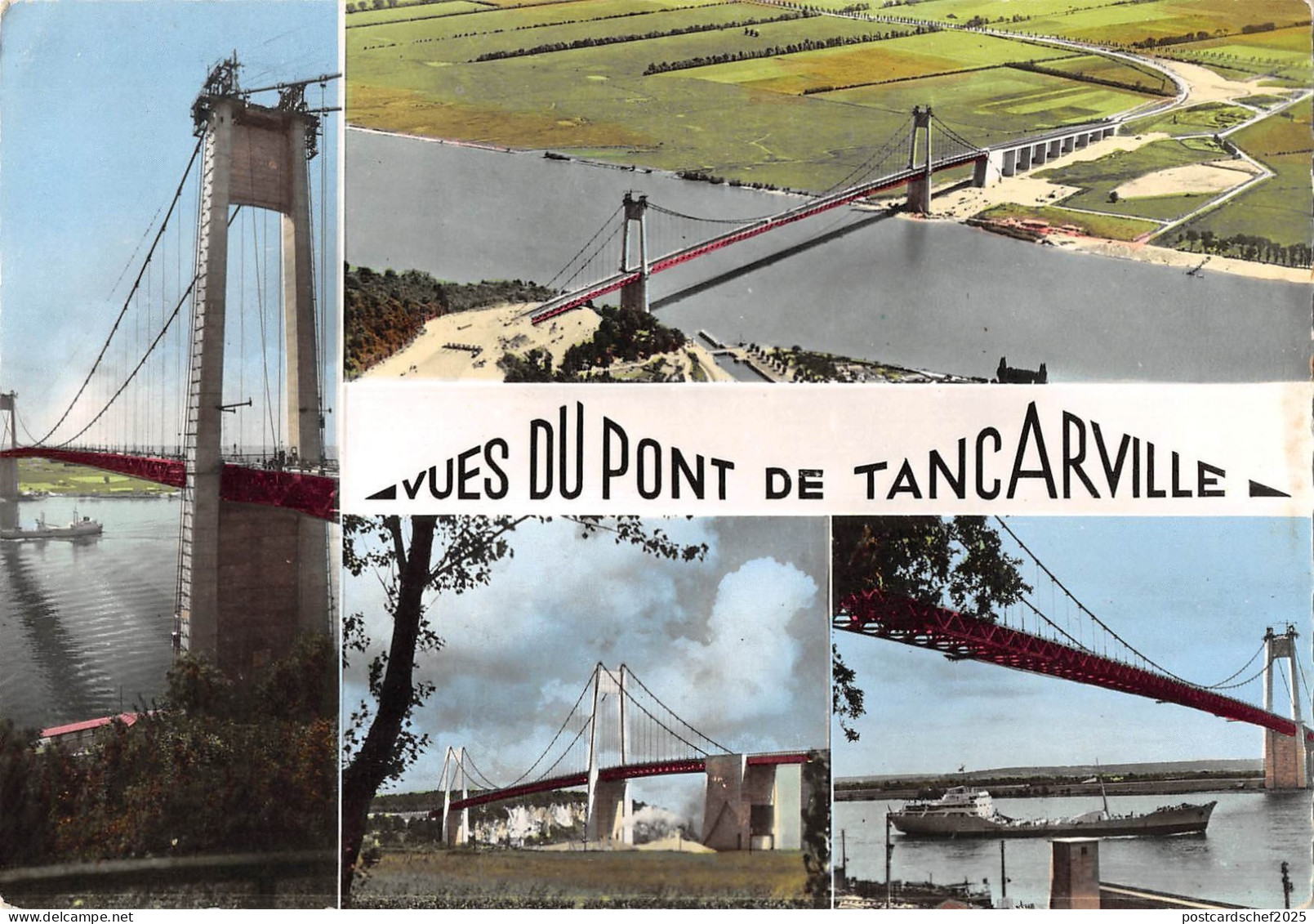 BR71257 le pont de tancarville   france