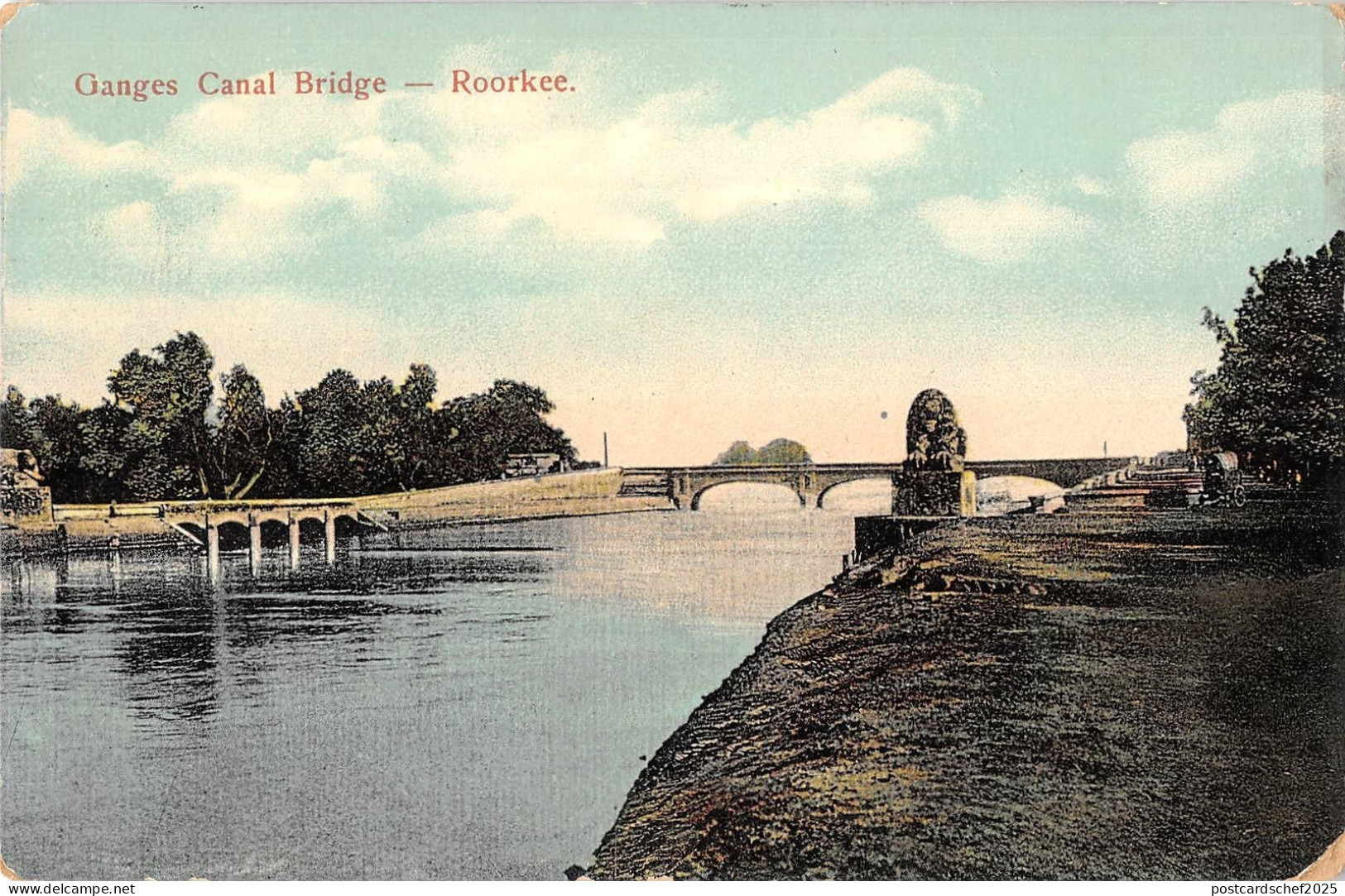 BR73461 ganges canal bridge roorkee    india