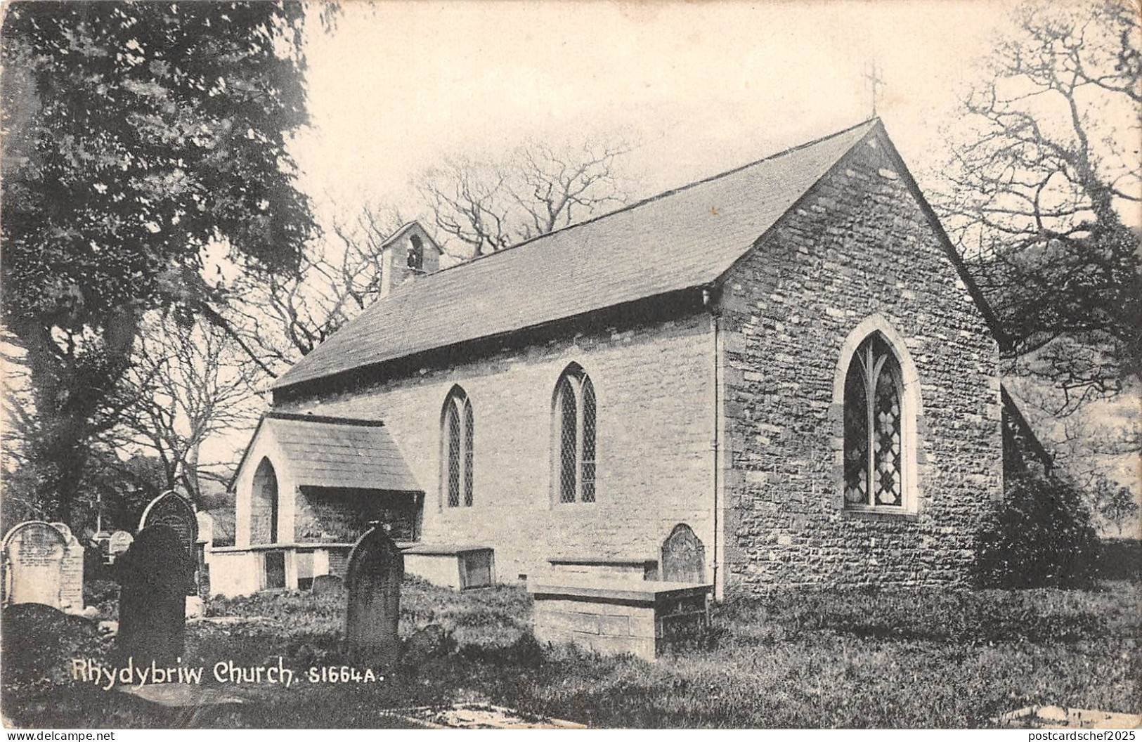 BR74803 rhydybriw church    wales