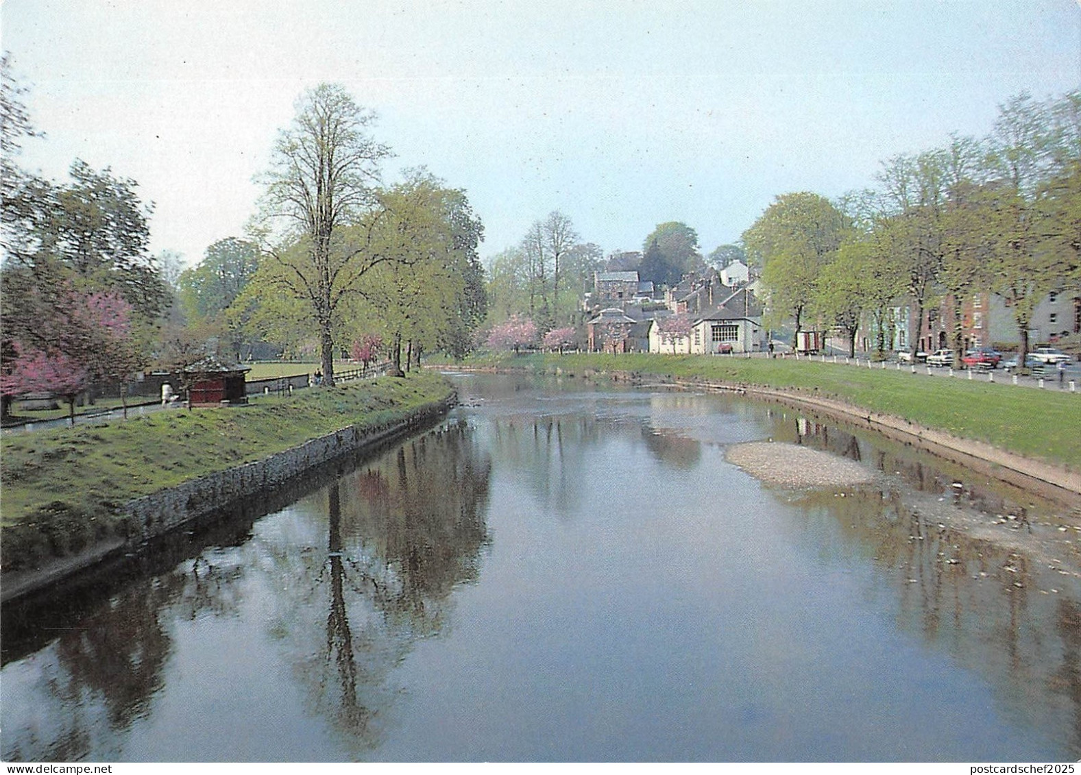 BR76576 river eden looking north appleby in westmorland   uk