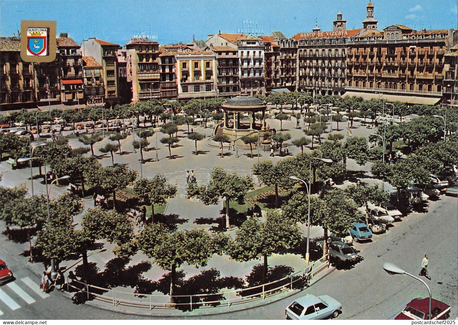 BR76957 pamplona navarra plaza del castillo spain