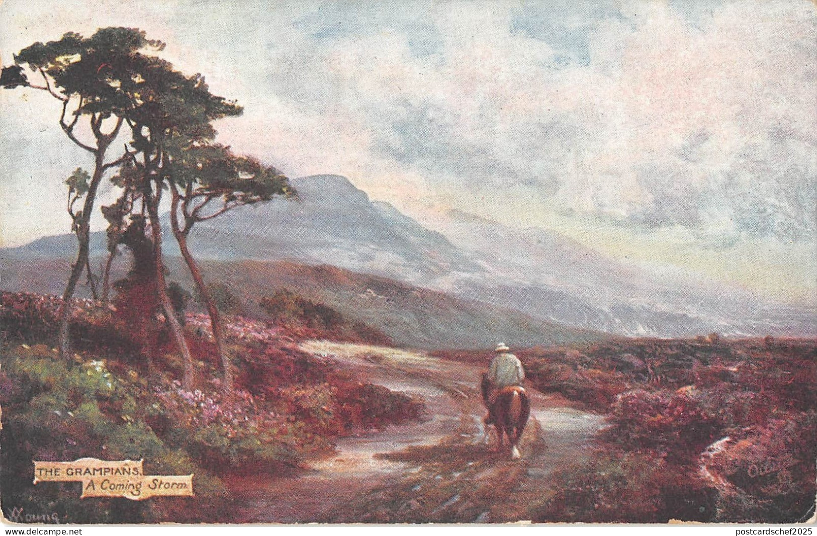 BR77276 the grampians a coming storm  postcard 1 2 3 scotland