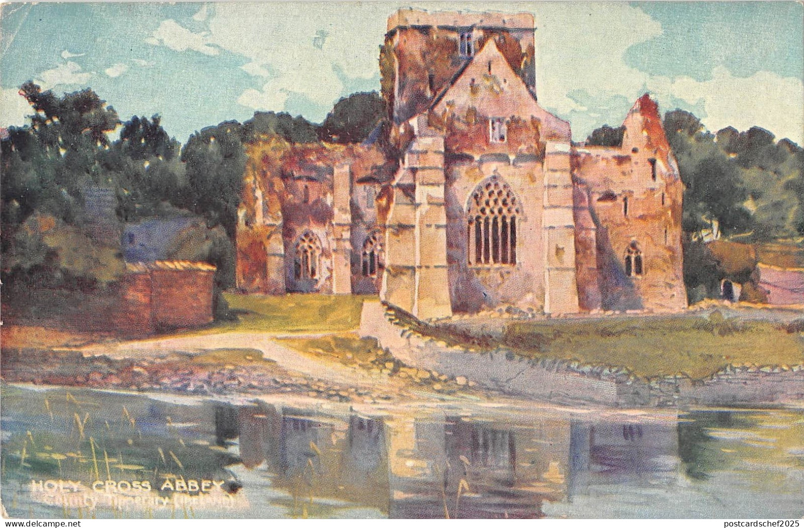 BR80364 holy cross abbey county tipperary ireland painting postcard