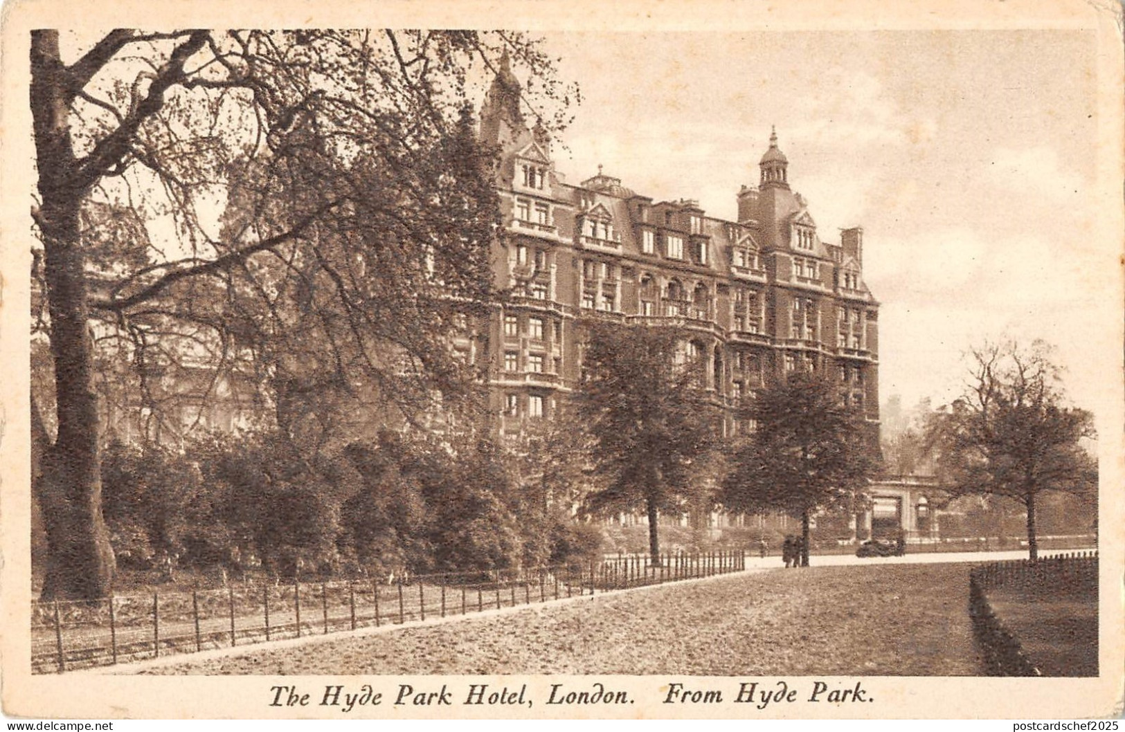 BR81783 the hyde park hotel london from hyde park   uk