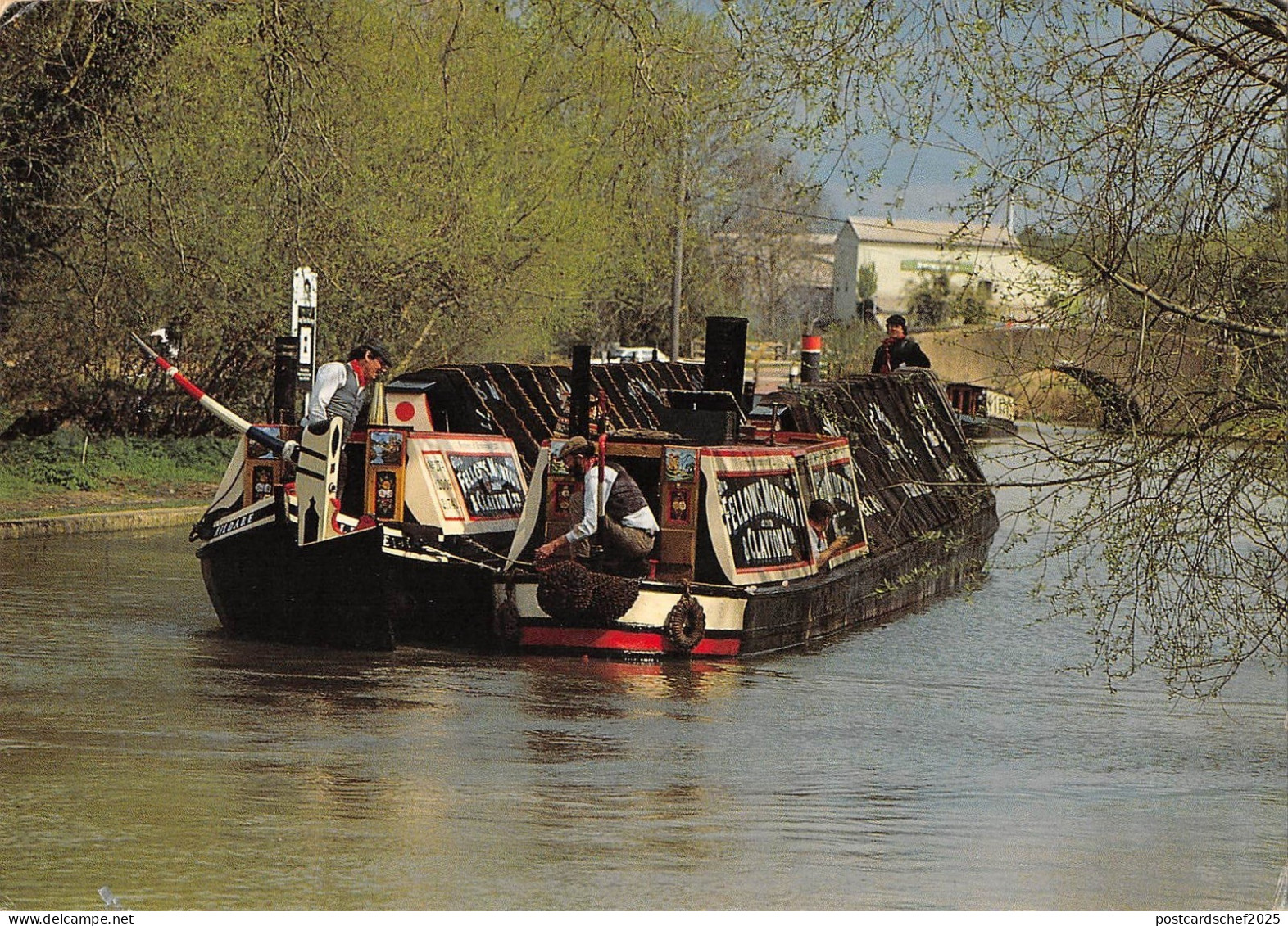 BR82219 ship bateaux traditional narrowboats kildare at stockton   ireland