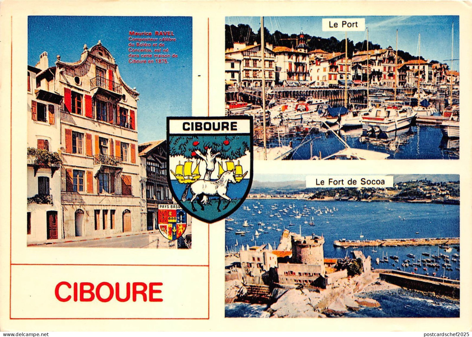 BR8556  Ciboure multi views france