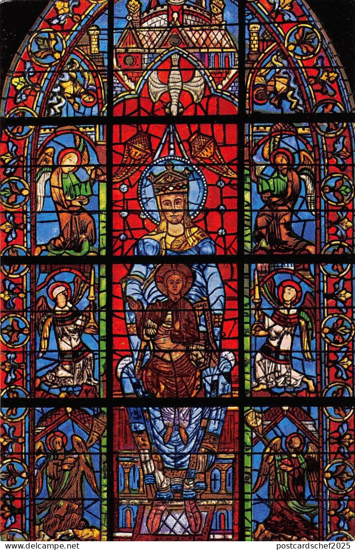 BR86456 cathedrale de chartres notre dame de la belle verriere postcard france
