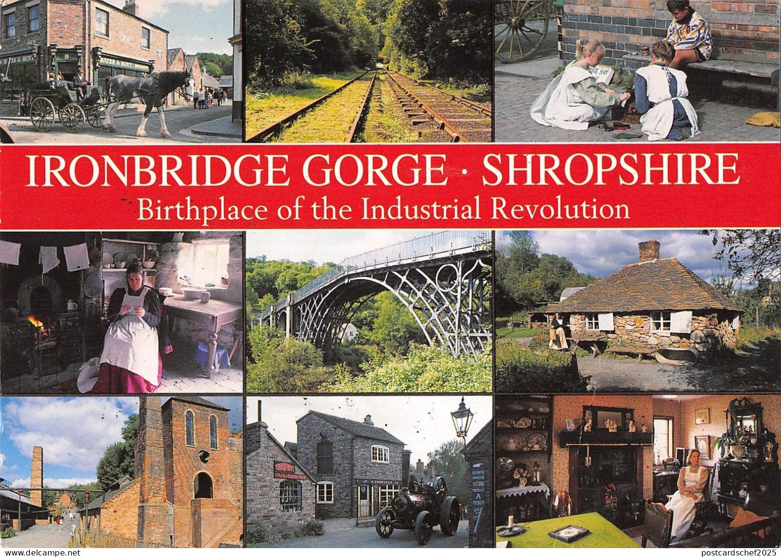 BR89723 ironbridge gorge shropshire industria revolution  uk