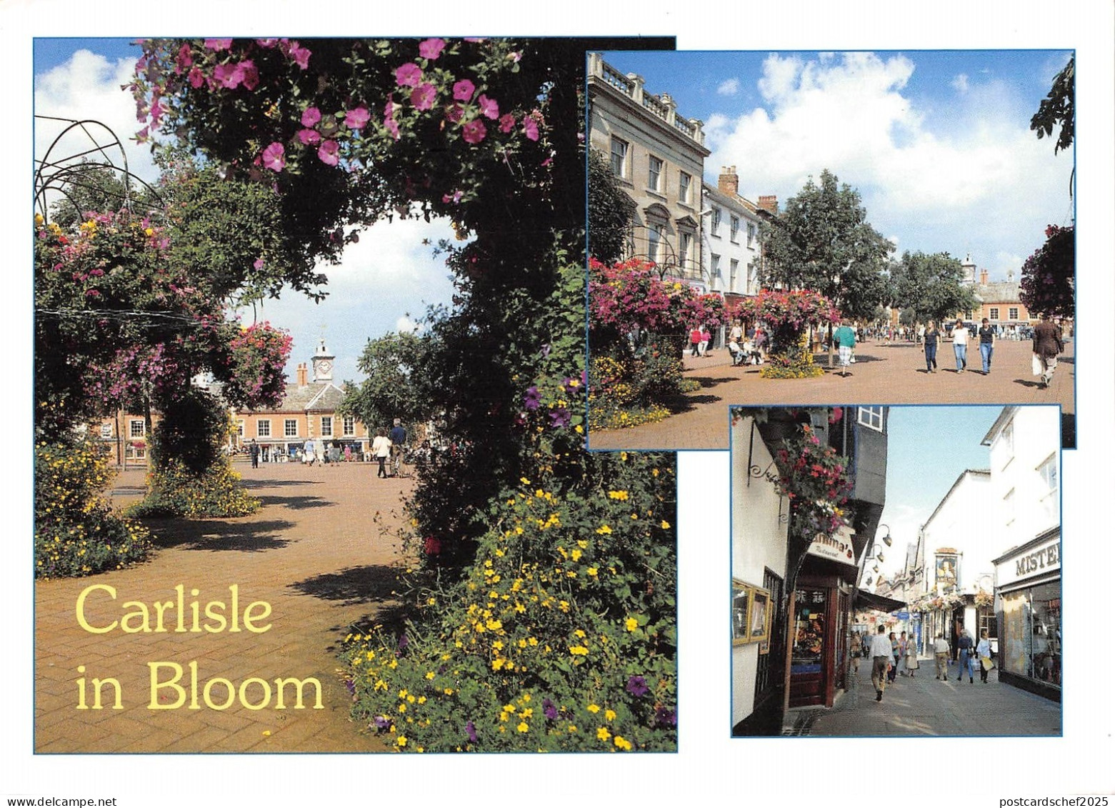 BR90492 carlisle in bloom fisher street carlisle cumbria  uk