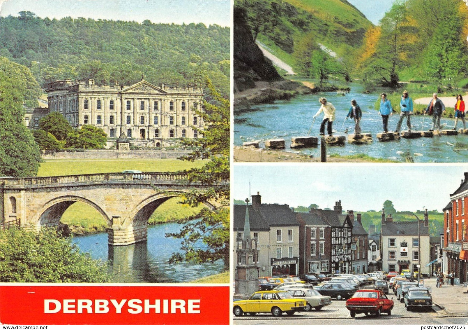 BR91107 derbyshire car voiture  uk