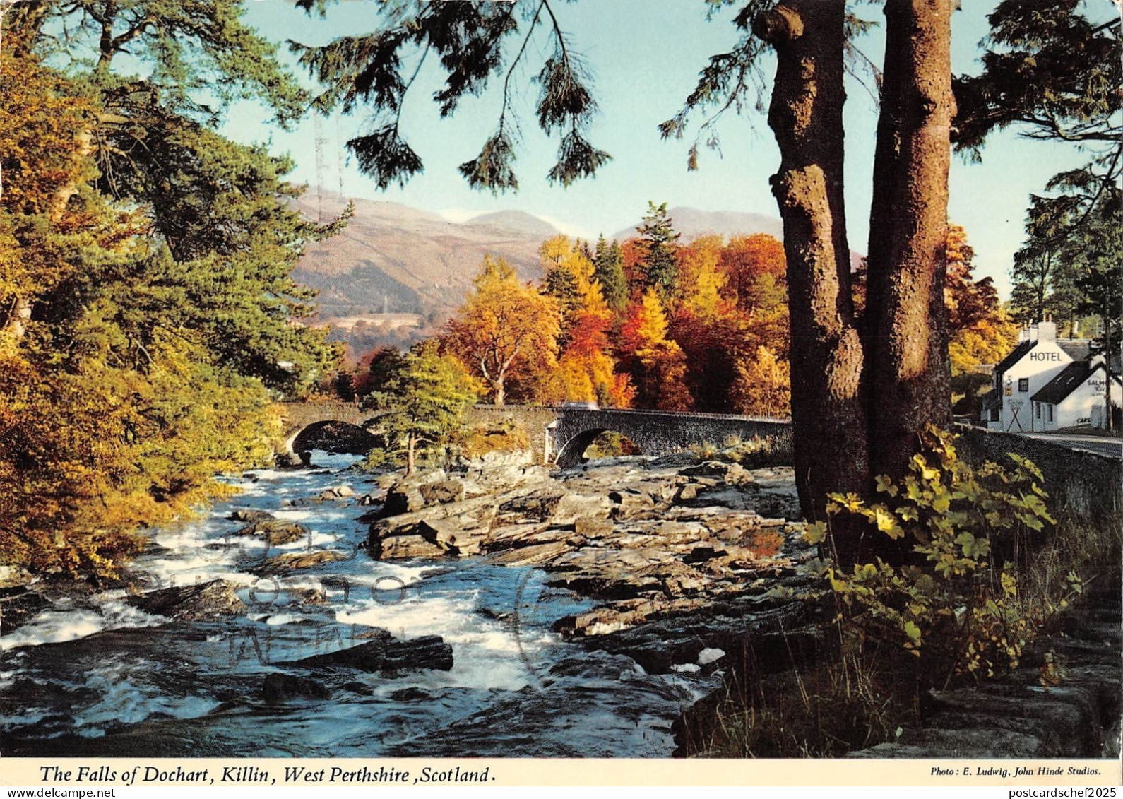 BR92209 the falls of dochart killin west perthshire scotland