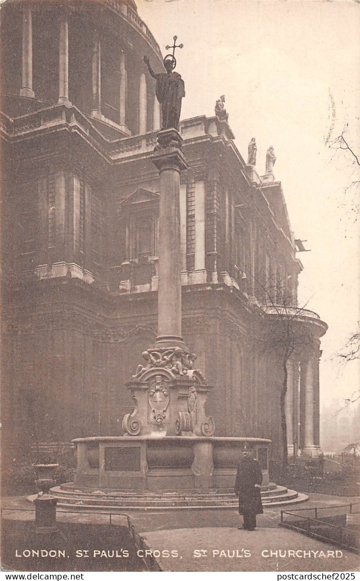 BR93841 london st paul s cross st paul s churchyard   uk