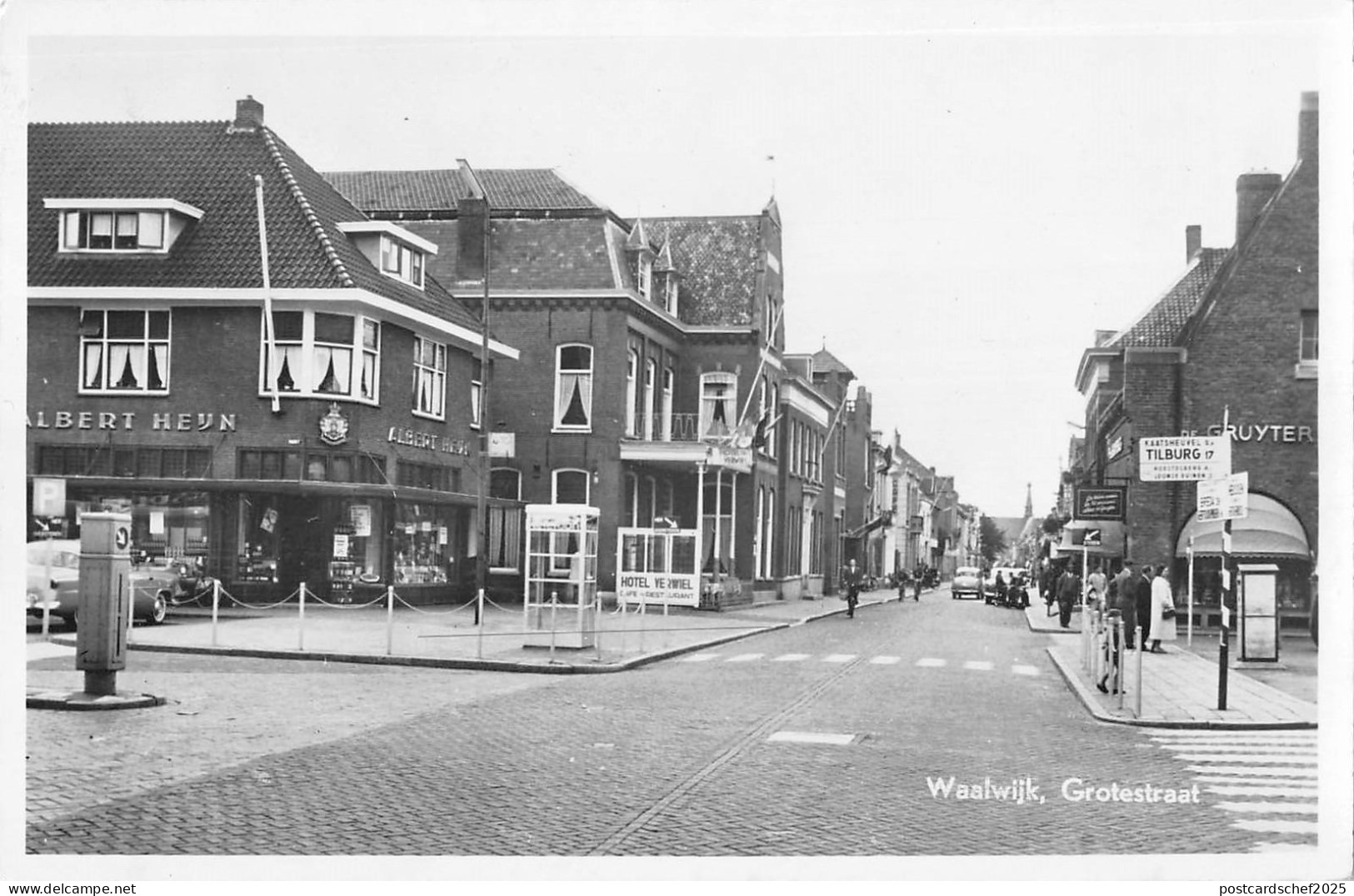 BR95598 waalwijk grotestraat real photo netherlands
