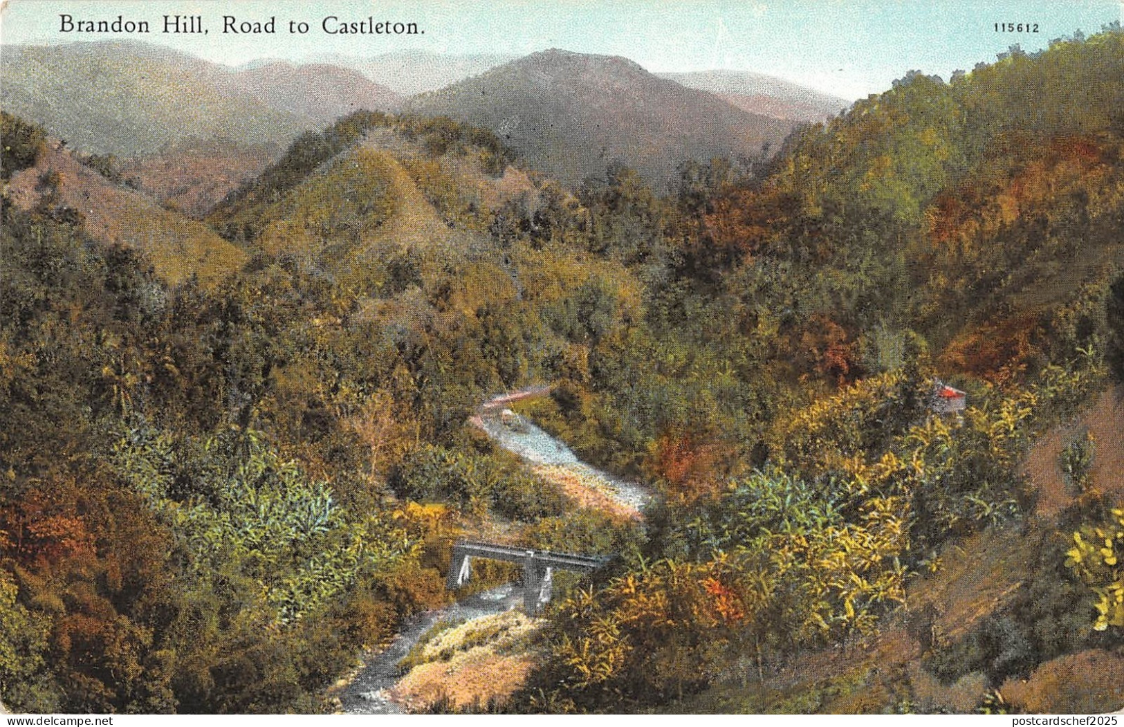 BR96799 brandon hill road to castleton  uk