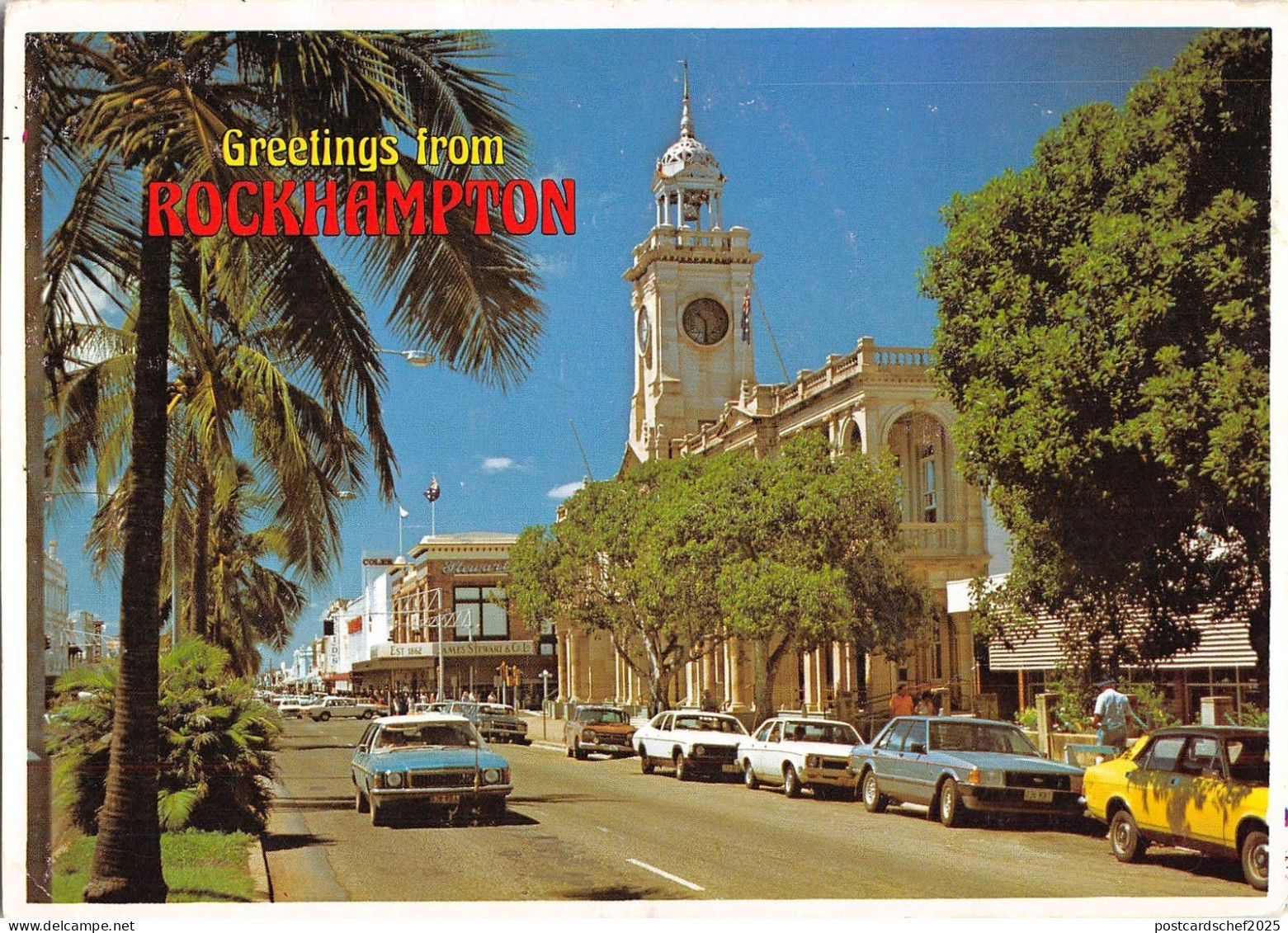 BR99151 greetings from rockhampton car voiture cairns australia