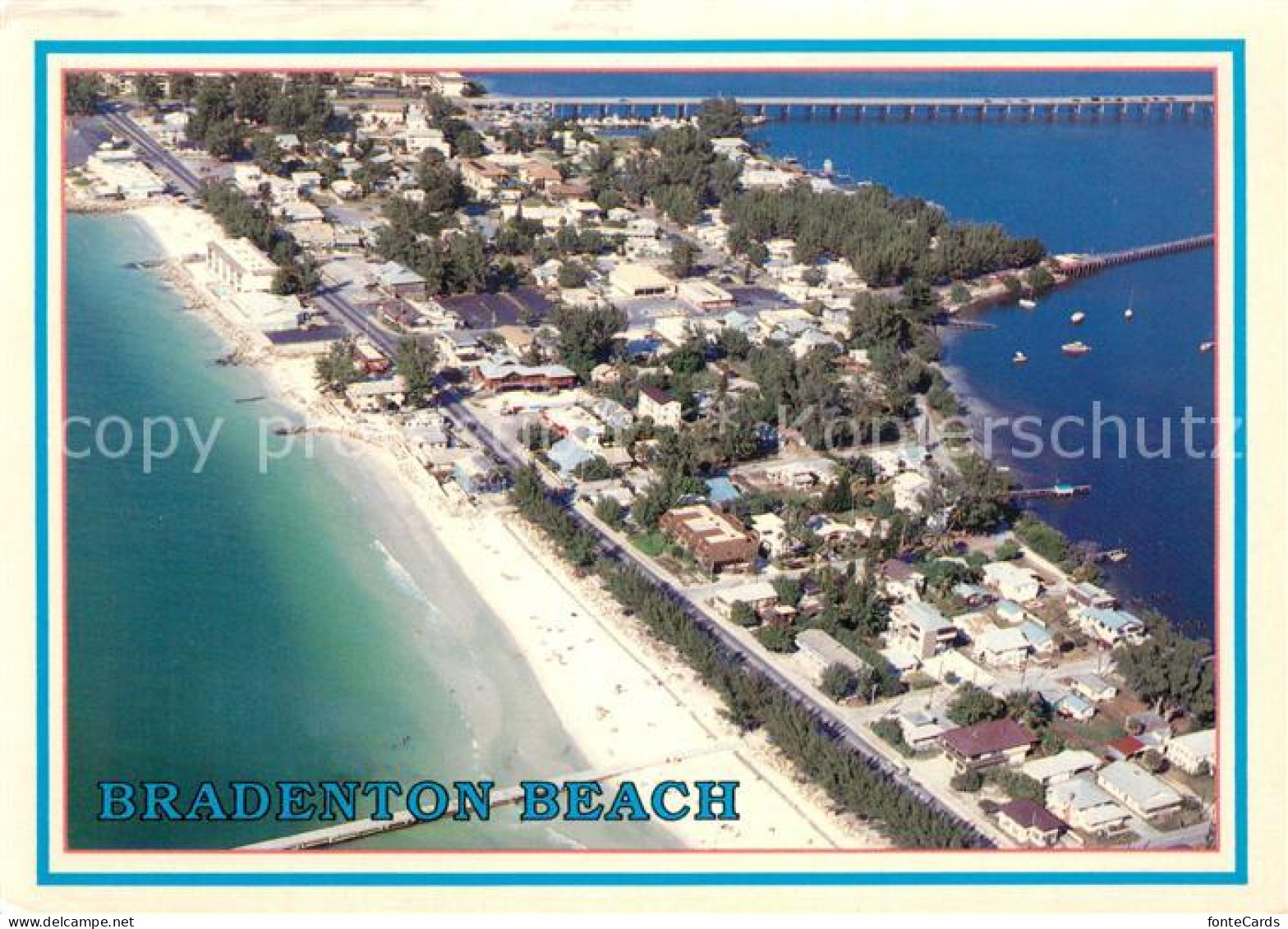 Bradenton Beach Florida Fliegeraufnahme