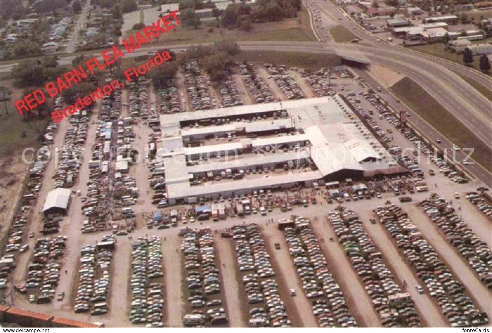 Bradenton Luftaufnahme Red Barn Flea Market Plaza
