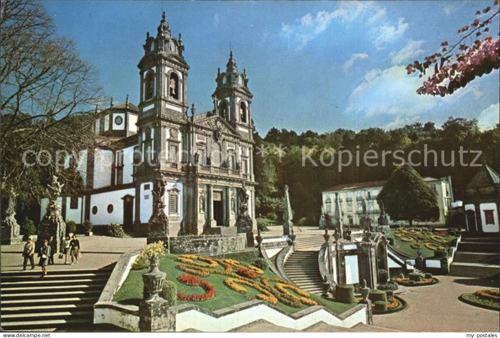 Braga Bom Jesus Frontansicht des Heiligtums