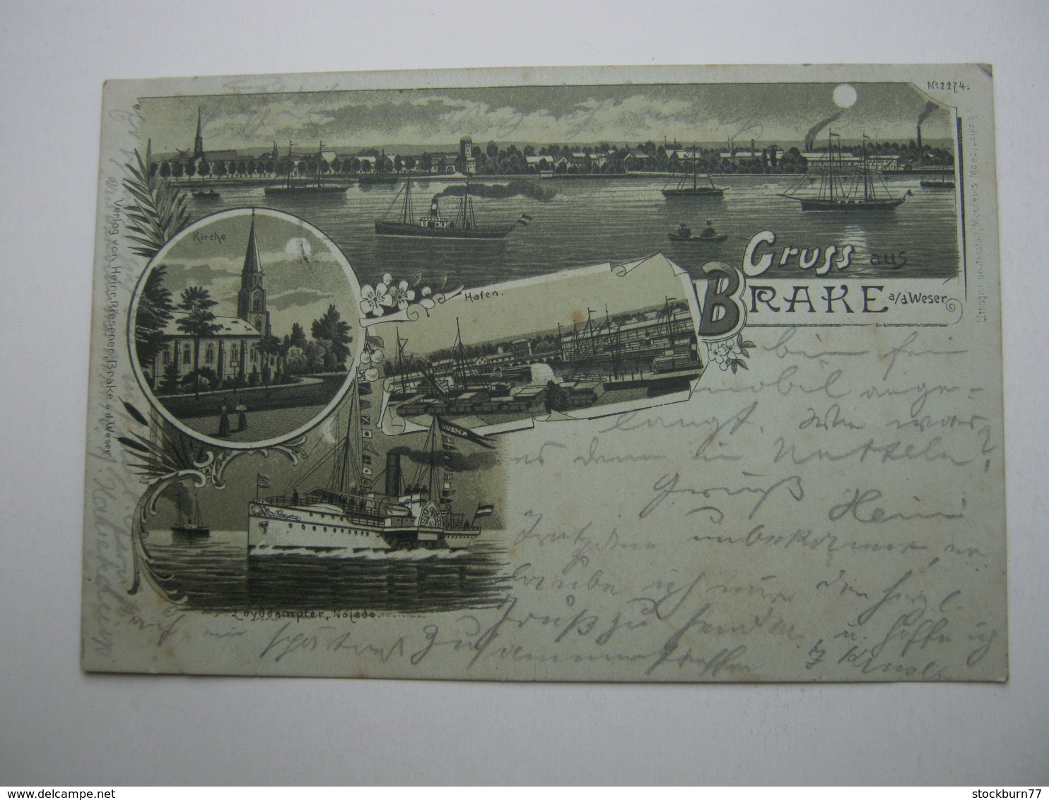 BRAKE   ,  Schöne Karte um 1901