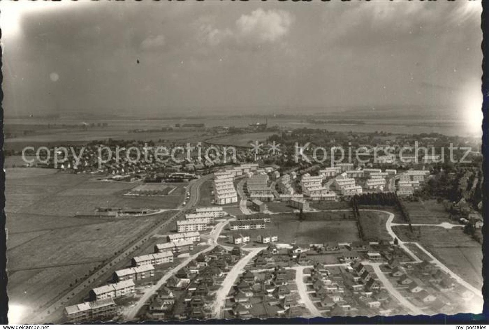 Brake Unterweser Fliegeraufnahme