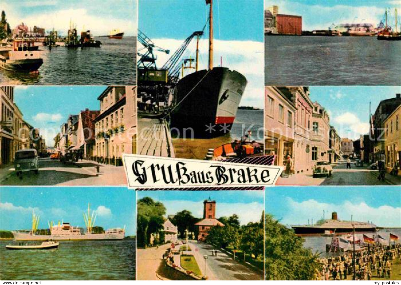 Brake Unterweser Hafen U-Boot Stadtansichten