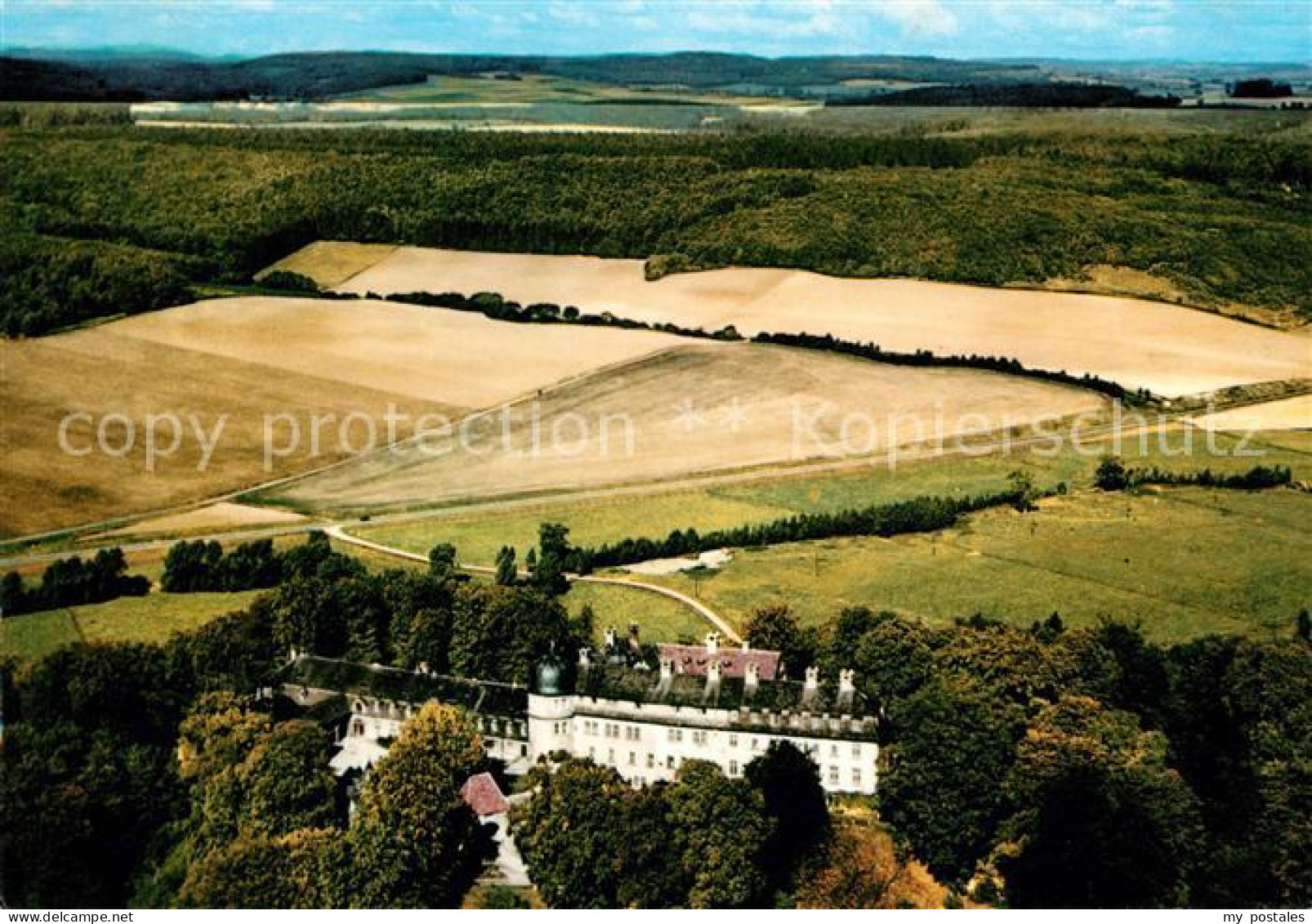 Brakel Westfalen Fliegeraufnahme Schloss Hinnenburg