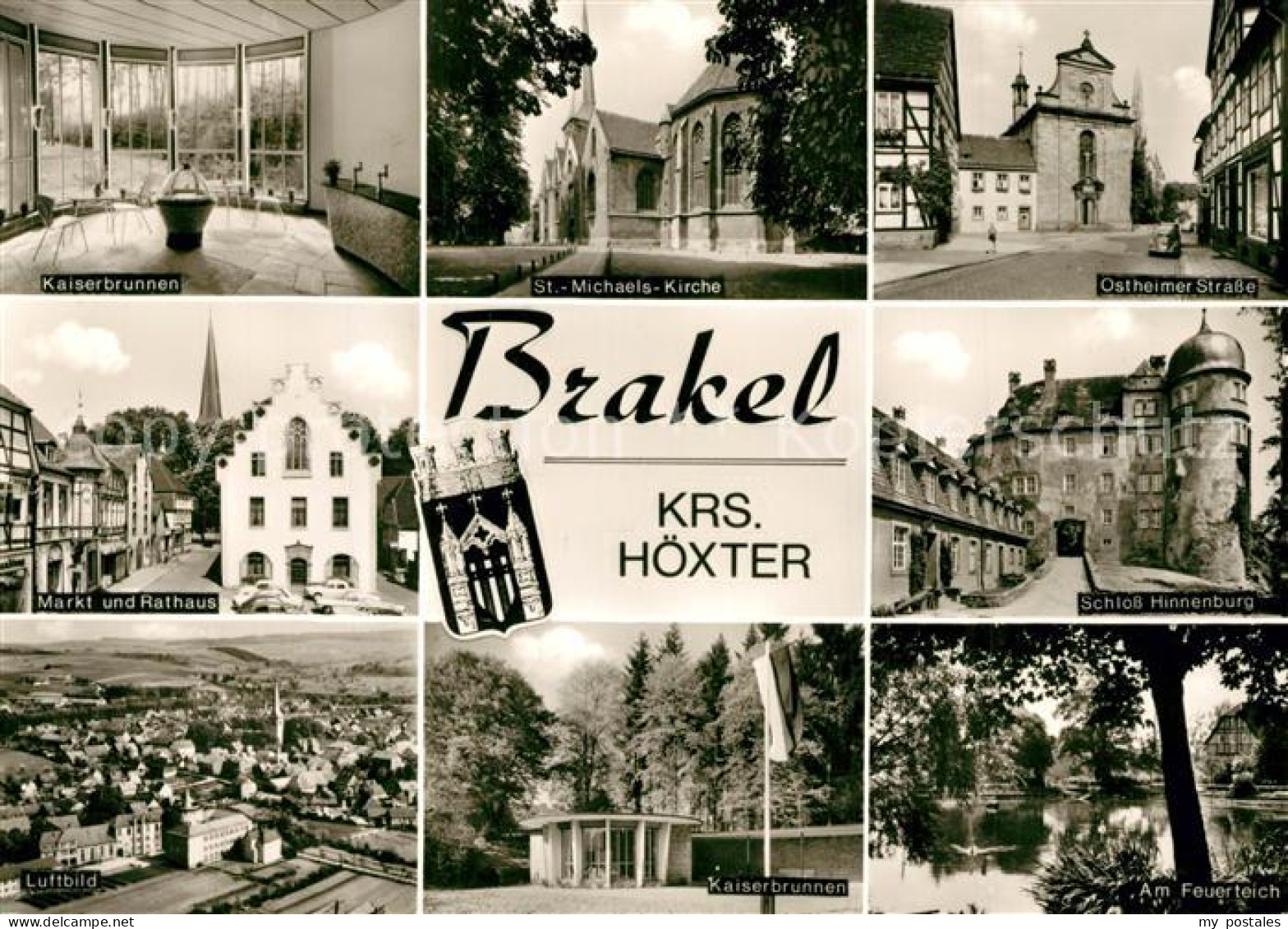 Brakel Westfalen Kaiserbrunnen Ostheimer-Strasse Schloss-Hinnenburg Feuerteich