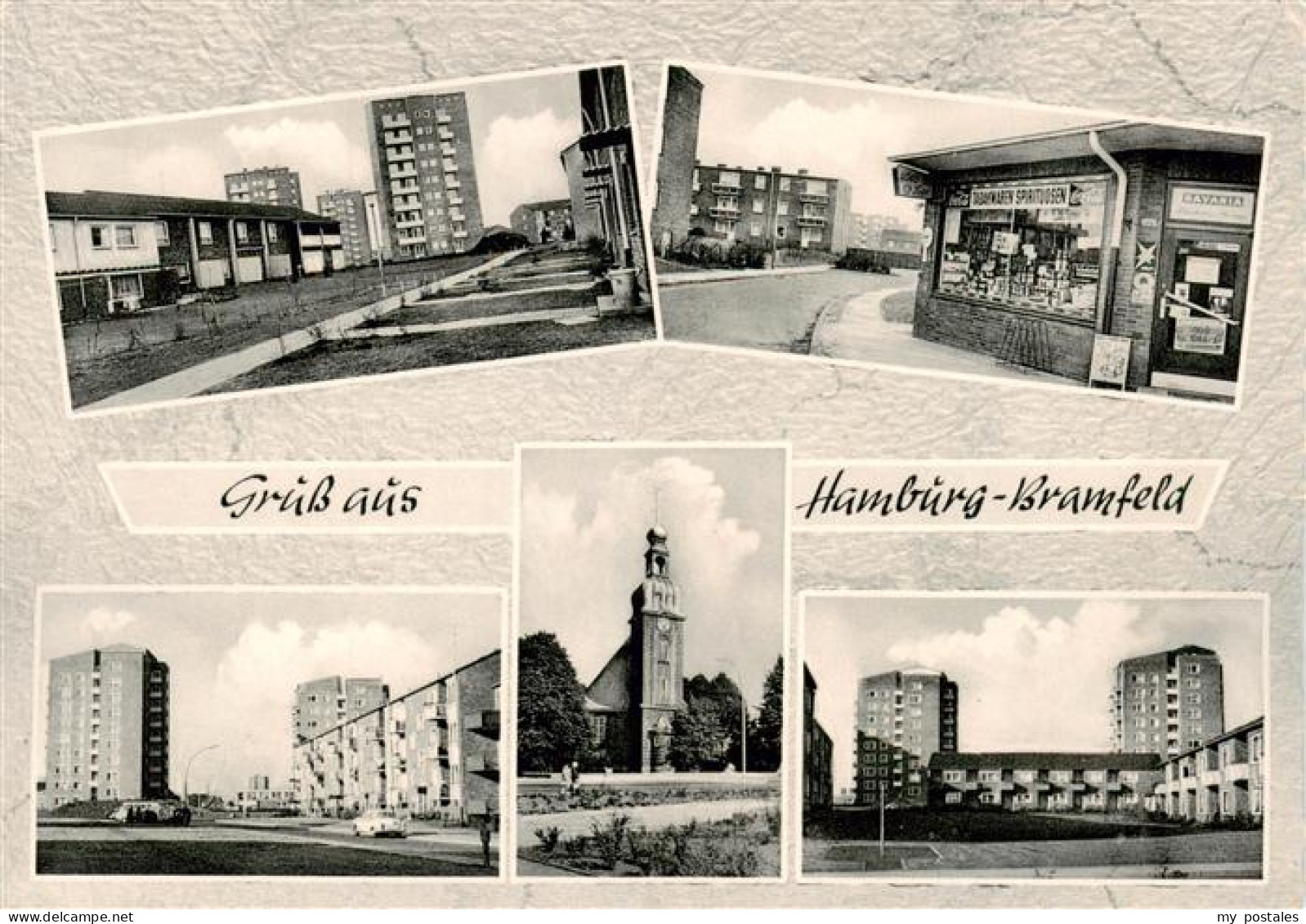 Bramfeld Hamburg Teilansichten Kiosk Elli Knuth