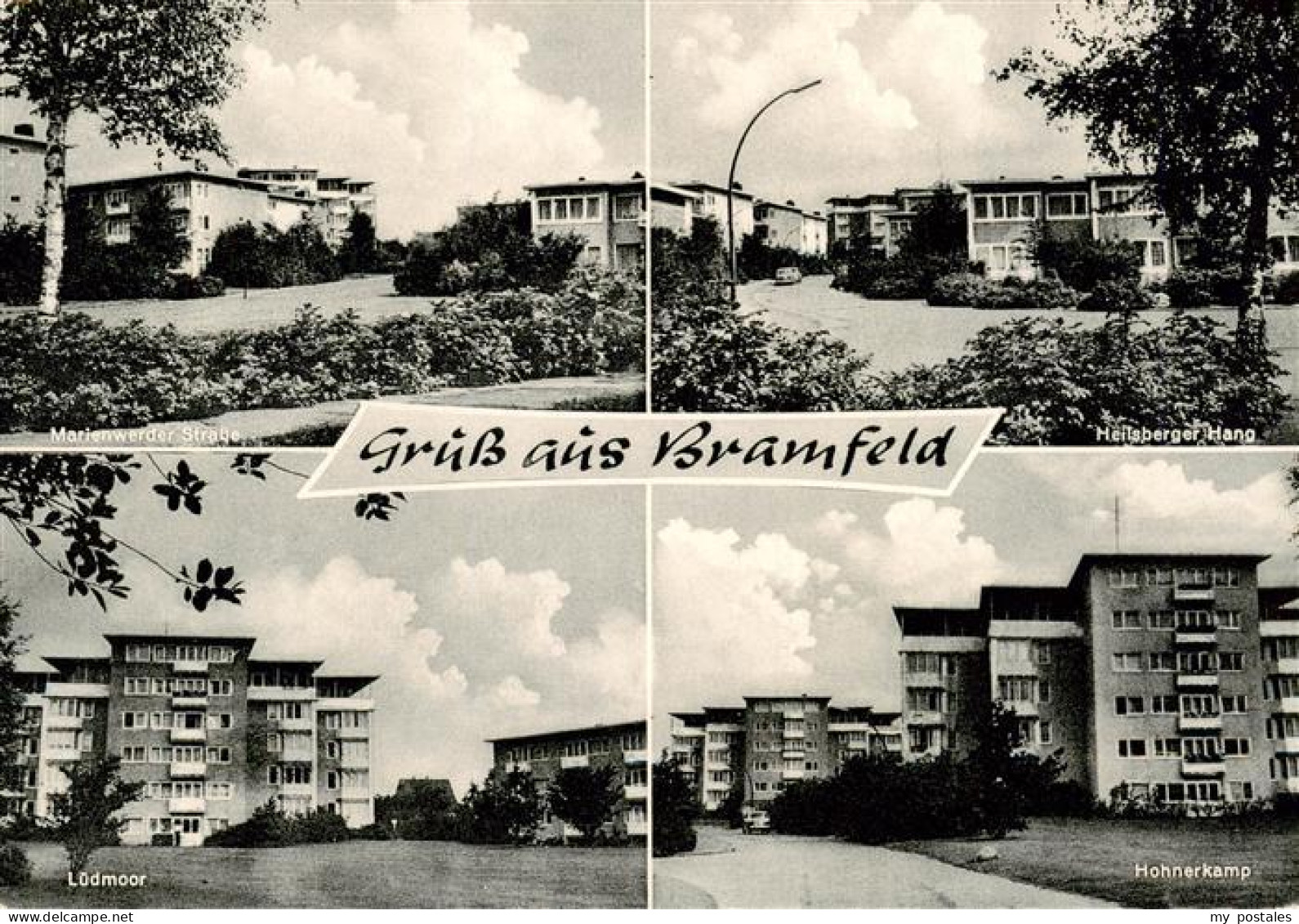 Bramfeld Hamburg Wohnsiedlungen Marienwerder Strasse Heilsberger Hang Luedmoor H