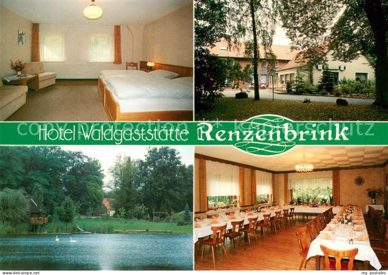 Bramsche Hase Hotel Waldgaststaette Renzenbrink Fremdenzimmer Festsaal Teich