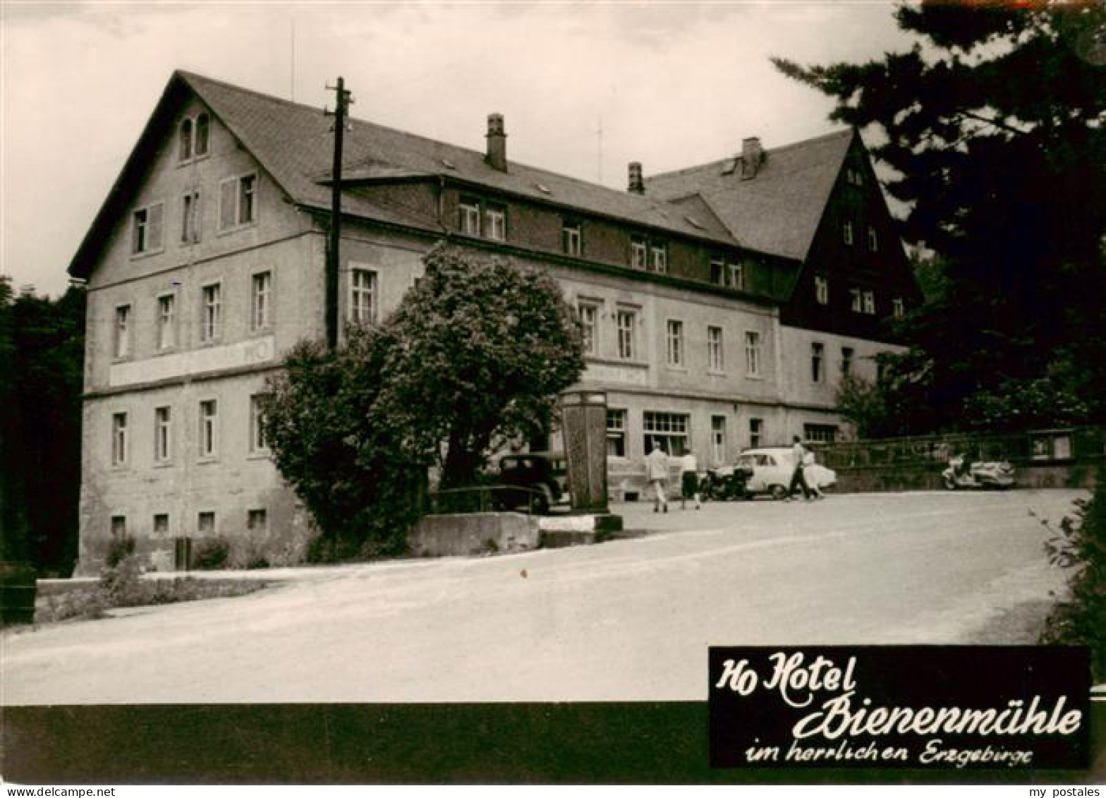 Brand-Erbisdorf HO Hotel Bienenmuehle Handabzug