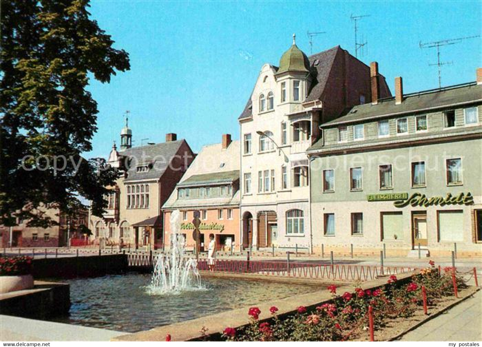 Brand-Erbisdorf Markt Springbrunnen