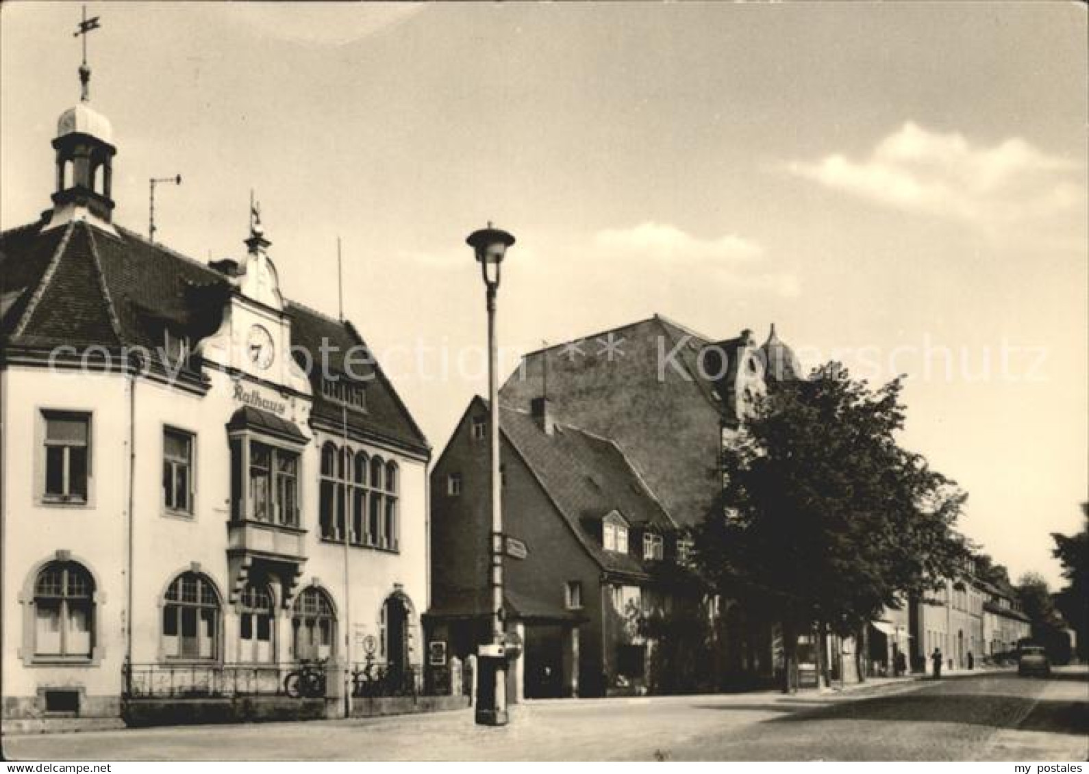 Brand-Erbisdorf Marktplatz Rathaus
