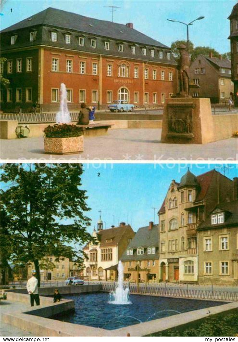 Brand-Erbisdorf Rathaus Marktplatz