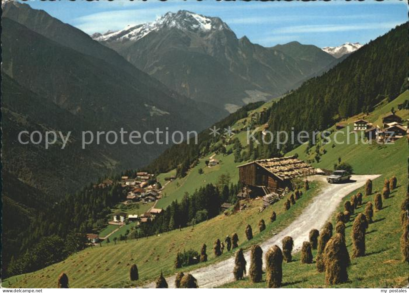 Brandberg Tirol mit Gruenberg