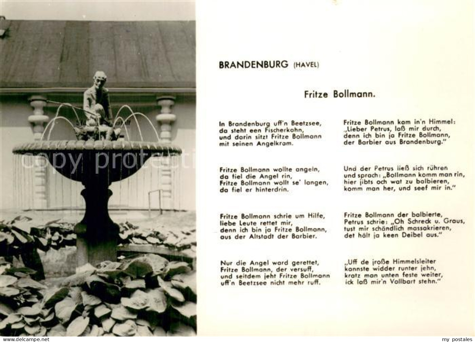Brandenburg  Havel Brunnen