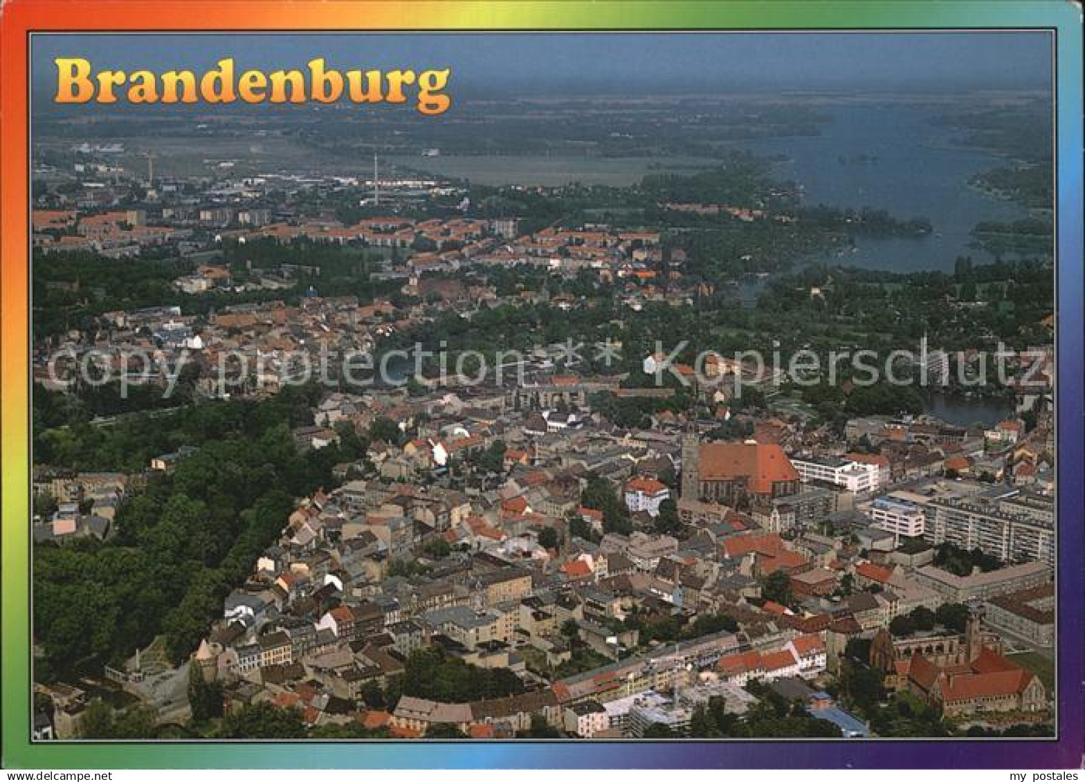 Brandenburg Havel Fliegeraufnahme