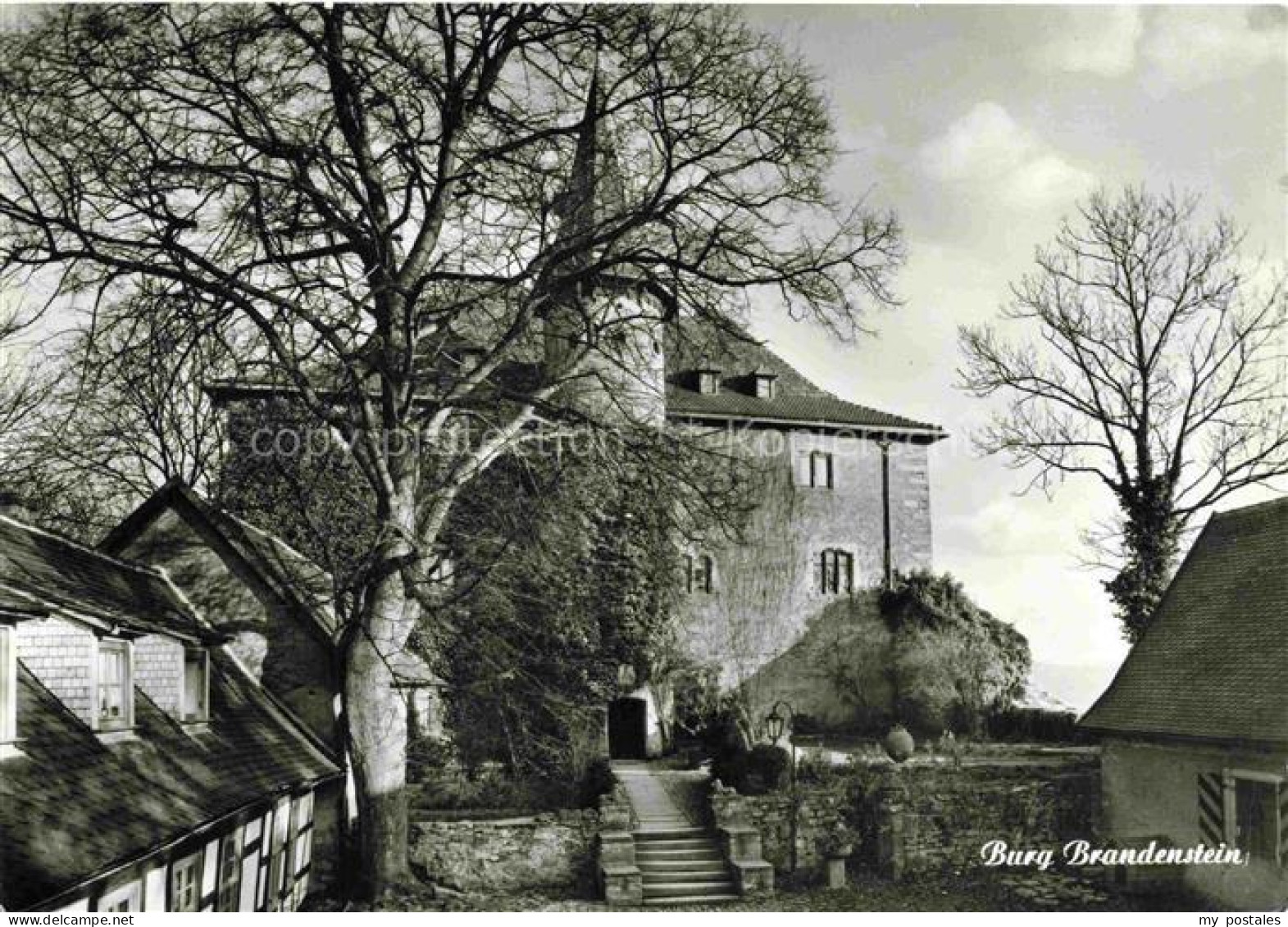Brandenstein (Burg) Schluechtern Hessen Burg-Brandenstein Holzgeraetemuseum Burg