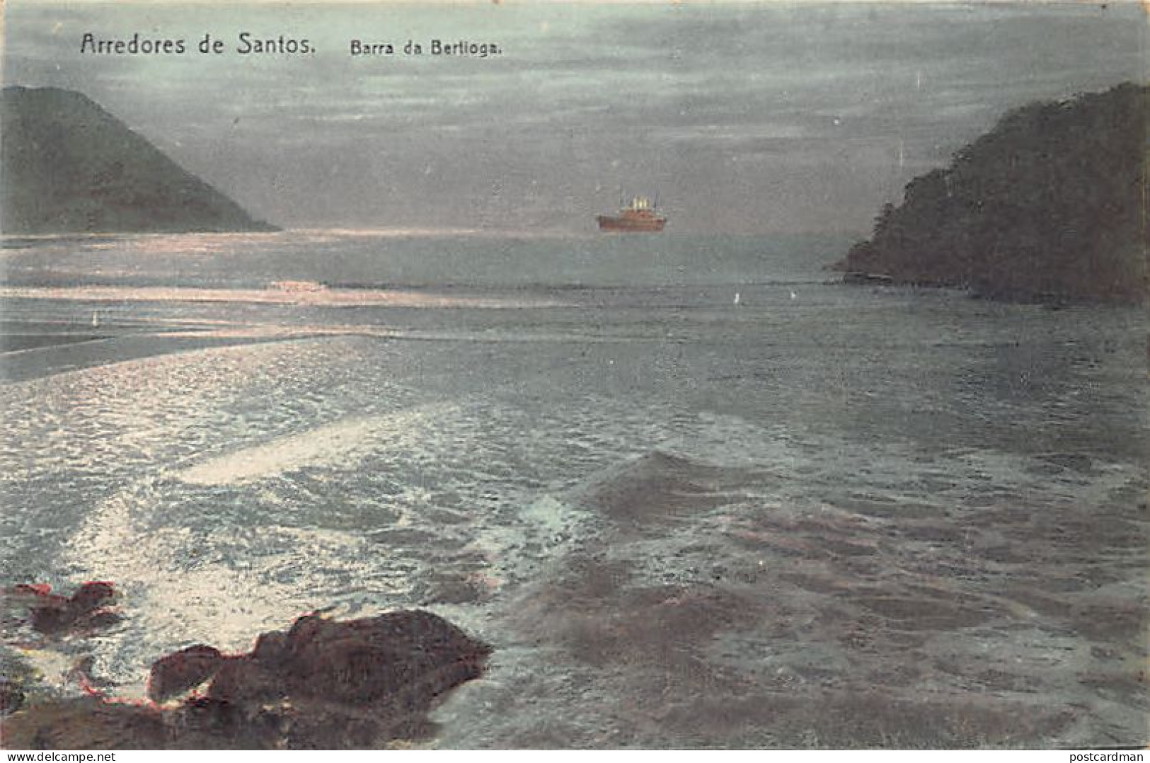 Brasil - Arredores de Santos - Barra de Bertioga - Ed. M. Pontes & Co. 304