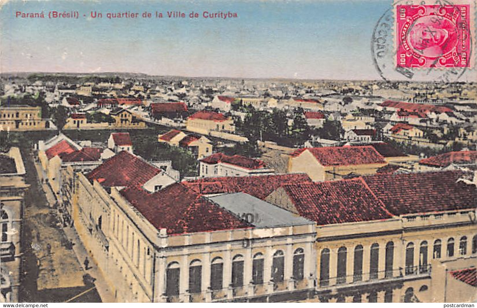 Brasil - CURITIBA - Um distrito da cidade - Ed. A. Breger Frères