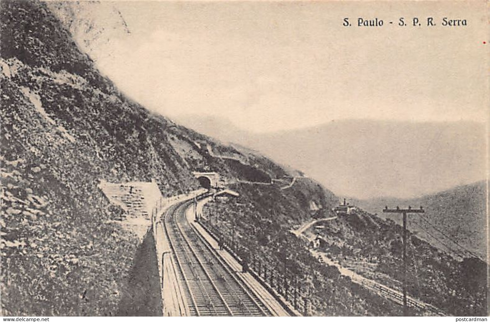 Brasil - Estado do São Paulo - São Paulo Railway - Serra - Ed. Malusardi